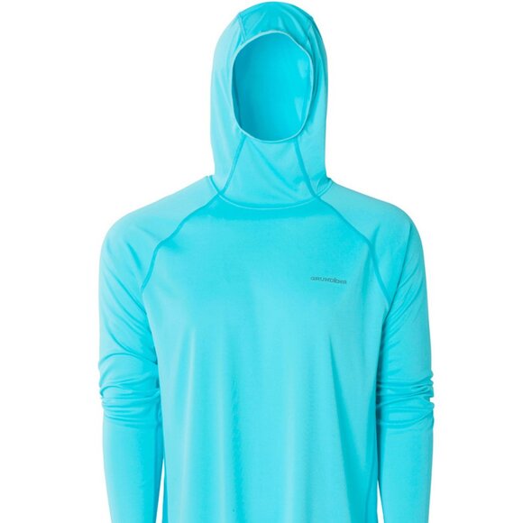 Grundens Island Blue Solstrale Hoody - Picture 1 of 7